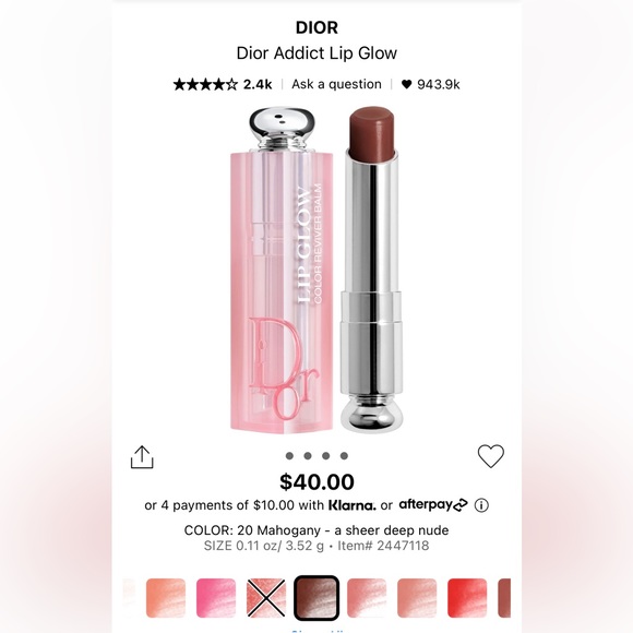 BNIB- Dior- Lip Bundle X3- Glow, Maximizer and Intense Couture Color  💄 - Picture 4 of 10